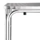 Bolero Square Stacking Bistro Table St/st Top - 700mm