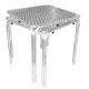 Bolero Square Stacking Bistro Table St/st Top - 700mm