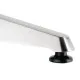 Bolero Square Pedestal Bistro Table St/st Top - 600mm