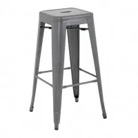 Gun Metal Grey Steel Bistro?highstool (pack Of 4)