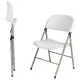 Bolero Foldaway Utility Chair - Off White (pack 2)