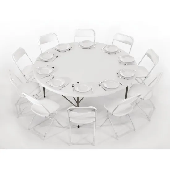 Bolero Folding Pp Chair Blk (pack 10)