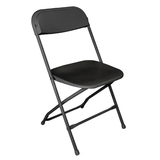 Bolero Folding Pp Chair Blk (pack 10)