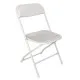 Bolero Folding Pp Chair White (pack 10)