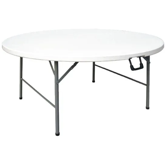 Bolero Centre Folding Round Table - 1.5m 5ft Dia