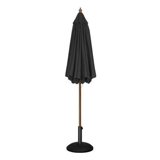 Bolero Blk Round 2500mm Dia Pulley Parasol