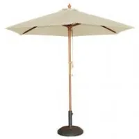 Bolero Cream Round 3000mm Dia Pulley Parasol