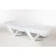 Resol Polypropylene White Sun Lounger (pack 2)
