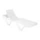 Resol Polypropylene White Sun Lounger (pack 2)