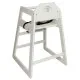 Bolero Wooden High Chair Antique White