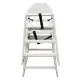 Bolero Wooden High Chair Antique White