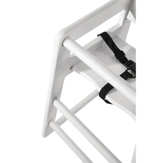 Bolero Wooden High Chair Antique White