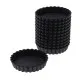 Matfer Exoglass Round Fluted Tartlet Mould - 90mm 3 1/2 (pack 12)''