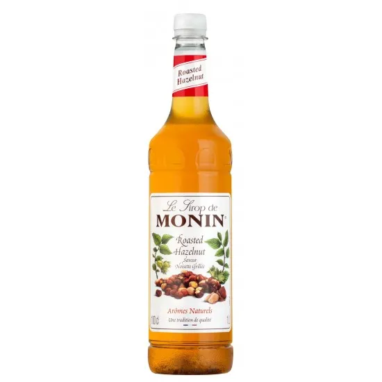 Image of bottle of Monin Hazelnut Syrup 1l