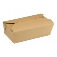 Colpac Rectangular Multi Food Carton Kraft X 250