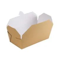 Colpac Rectangular Multi Food Carton Kraft X 250