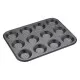 Masterclass Crusty Bake Non-stick Shallow Baking Pan Twelve Hole - 32x24cm