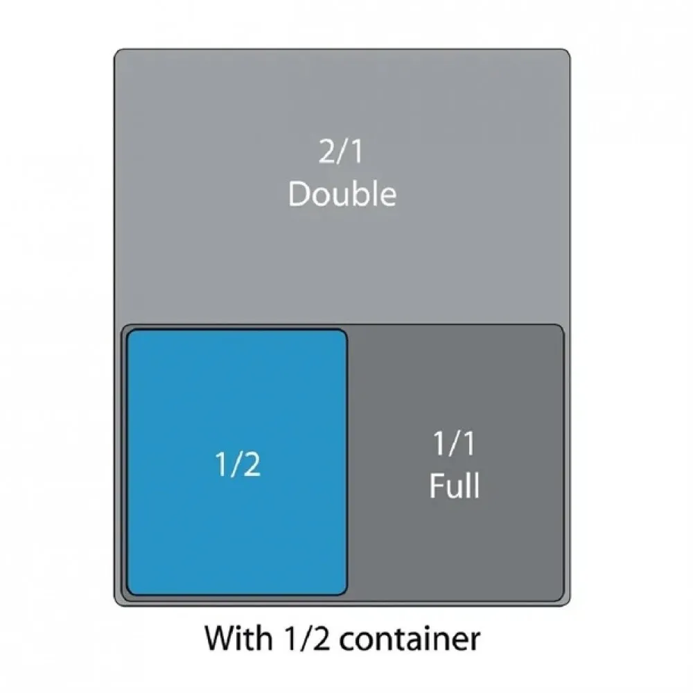 Cambro Polycarbonate Gn Lid - 1/2