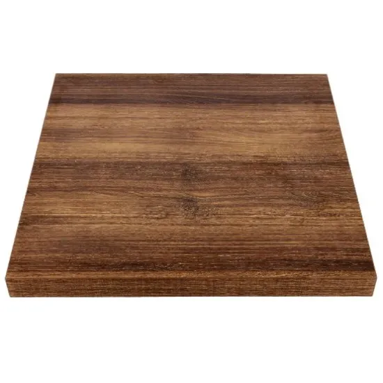 Bolero 48mm Table Top - Rustic Oak - 700mm Square