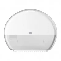 Tork White Mini Jumbo Toilet Roll Dispenser T2
