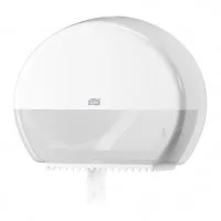 Tork White Mini Jumbo Toilet Roll Dispenser T2