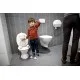 Tork White Mini Jumbo Toilet Roll Dispenser
