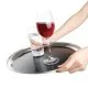 Non-slip Tray St/st With Blk Non-slip Centre - 355mm 14''