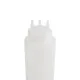 Vogue Squeeze Bottle Clear 3 Nozzle - 36oz