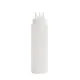 Vogue Squeeze Bottle Clear 3 Nozzle - 36oz