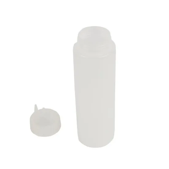 Vogue Squeeze Bottle Clear 3 Nozzle - 36oz