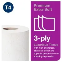Tork Extra Soft Toilet Roll 3 Ply 170sh 10x4pk