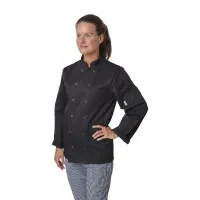 Vegas Chefs Jacket Black Long