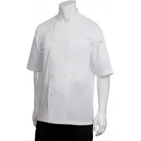 Cw Montreal Basic White Cool Vent Chef Jacket Pcotton - Size L