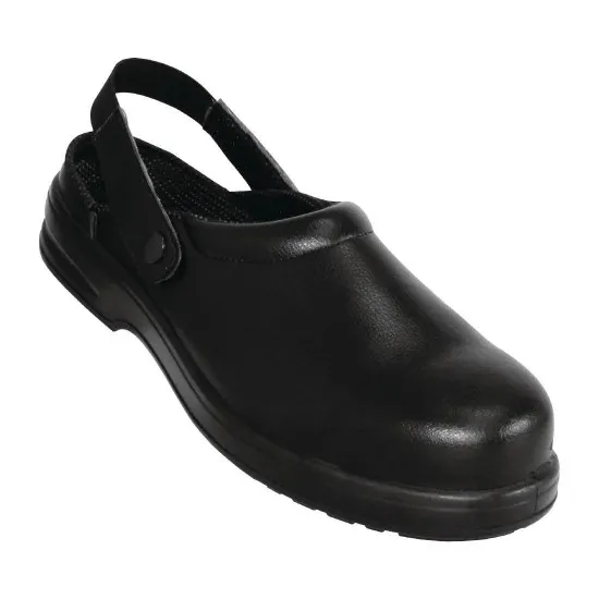 Lites Black Safety Clogs