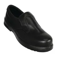 Lites Unisex Safety Slip On Blk - Size 37