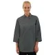 Man wearing Grey 3/4 Sleeve Chef Jacket