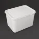 White Ice Cream Container 4ltr 