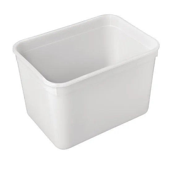 White Ice Cream Container 4ltr 