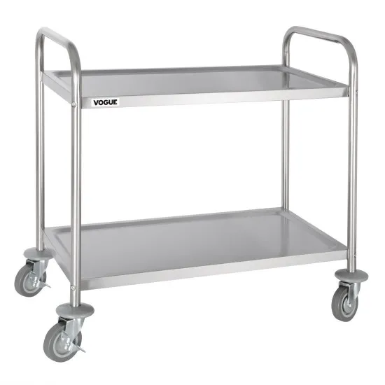 2 Tier Flatback S/s Trolley