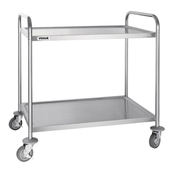 2 Tier Flatback S/s Trolley