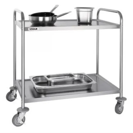 2 Tier Flatback S/s Trolley