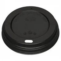 Black Lid For Hot Cups