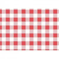 Red Gingham Greaseproof Paper