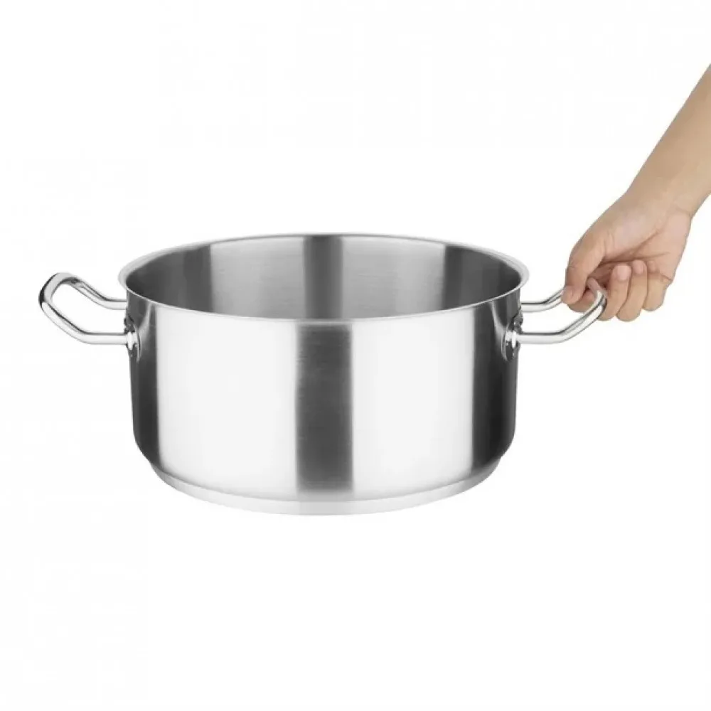 Vogue S/s Casserole Pot 24cm/4.5ltr