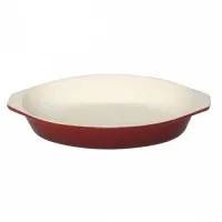 Vogue Oval Gratin Blk - 650ml 40x195x140mm