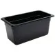 Black Polycarb Gastronorm 1/3