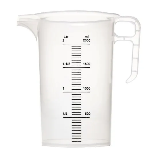 Transparent Polypropylene Measuring Jugs