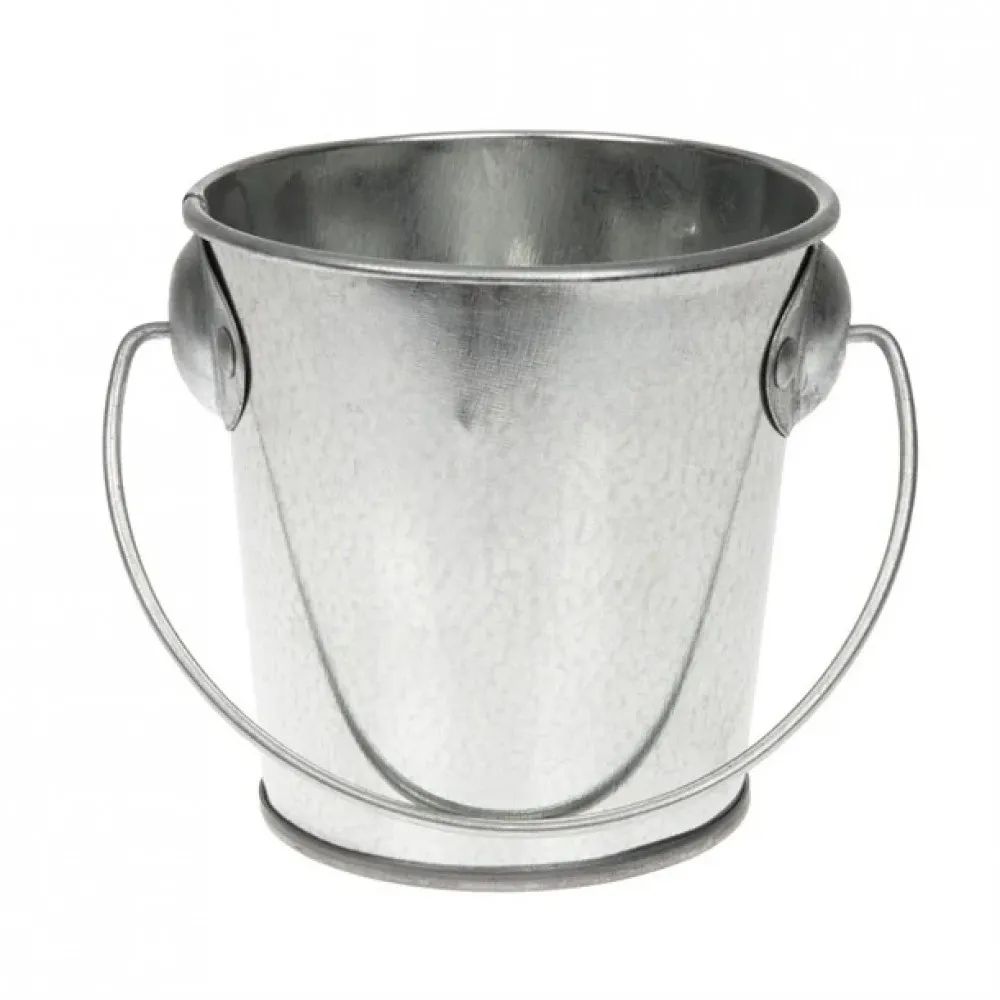 Round Galvanised Bucket - 72x80mm