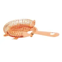 Olympia Copper Barware 4-pronged Strainer