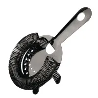 Olympia Gunmetal Barware 4-pronged Strainer